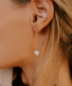 Temperament Epoxy Pearl Earrings