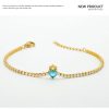 Lucky Four-Leaf Clover Bracelet