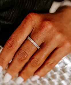 Pearl Rhinestone Ring-5062413