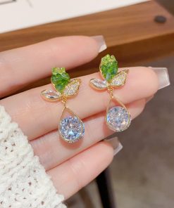 Golden Letter Earrings-5061607